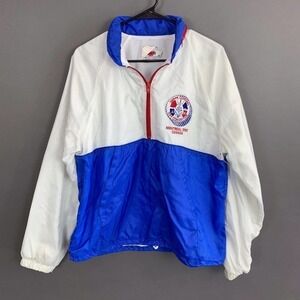 1992 MWG Montreal Canada A of M Convention Pullover Half Zip Windbreaker Med